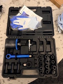 Upgraded Pneumatic Injector Removal Tool for Most Diesel Engines, 27PCS Diesel Injector Extractor wi