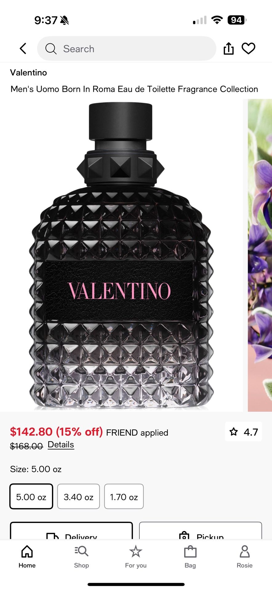 Valentino Uomo Born In Roma 