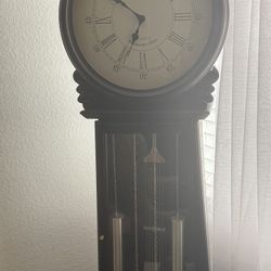 Grandfather Clock, Good Condition, Home Furniture, Vintage Looking Clock, Grandfather Clock 