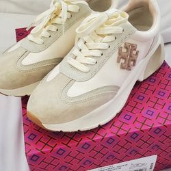 Tory Burch T Monogram Good Luck Trainer Sneaker