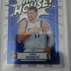 LUKA DONCIC 2020-21 Donruss Optic MY HOUSE SILVER HOLO PRIZMS Dallas Mavericks