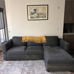 Sofa with Chaise and Extra Storage 