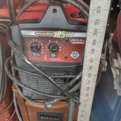 125 Hd Lincoln Mig Welder Heavy Duty Ground, 110 Plug 