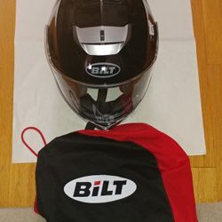Bilt Evolution Modular 793688 Black Motorcycle Helmet Size Small