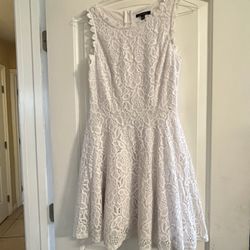 Sleeveless White Dress Size 7