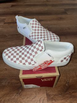 Vans Custom Slip Ons Size 6y