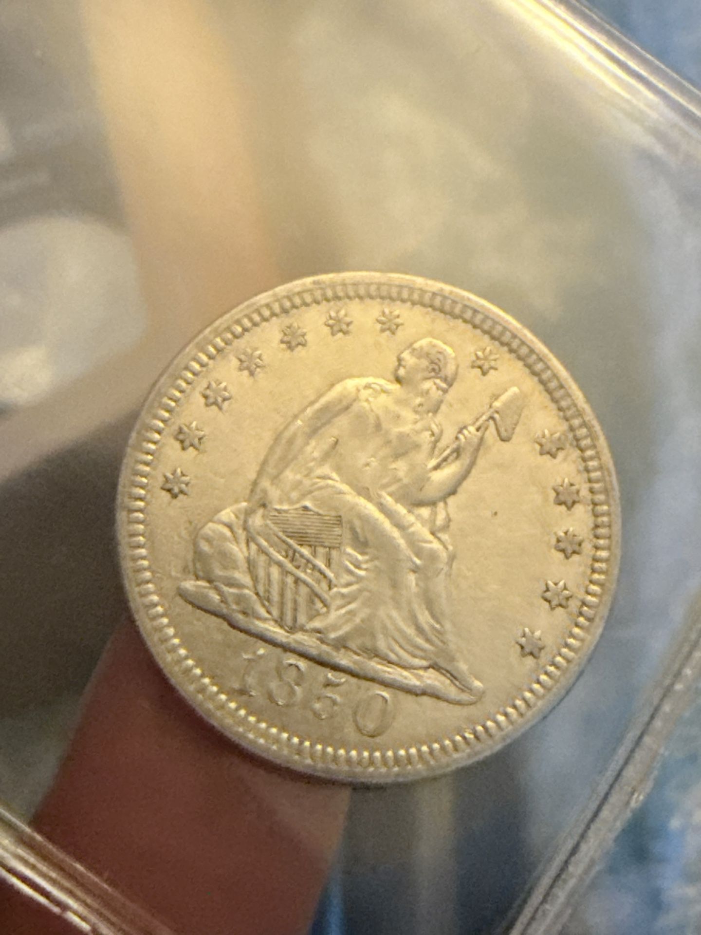 1850s Seated Quarter 