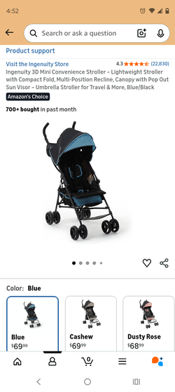 Summer 3d mini stroller