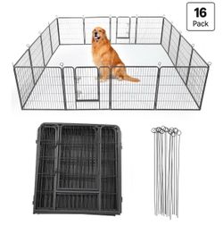 Outside dog playpen