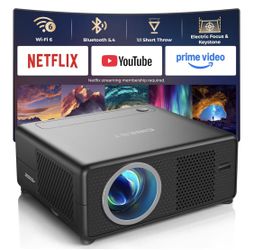 🔥 MINI SMART PROJECTOR WiFi 6 Bluetooth 5.4 1080P NEW 🔥