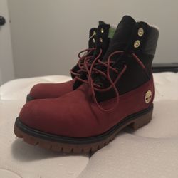 Timberland 6" Fleece Lined Boot Limited Edition Red/Black
