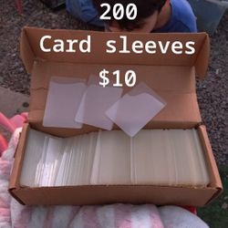 Card Sleeves (About 200 Sleeves)