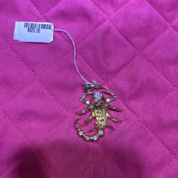 14KT Gold Scorpion Pendant