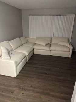 Ivory/Beige Sectional