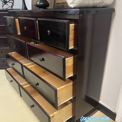 Nine Drawer Dresser Cherry Cajonera Comoda De Pino 