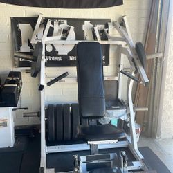 Hammer Strength Iso Front Military Press/ Super Incline