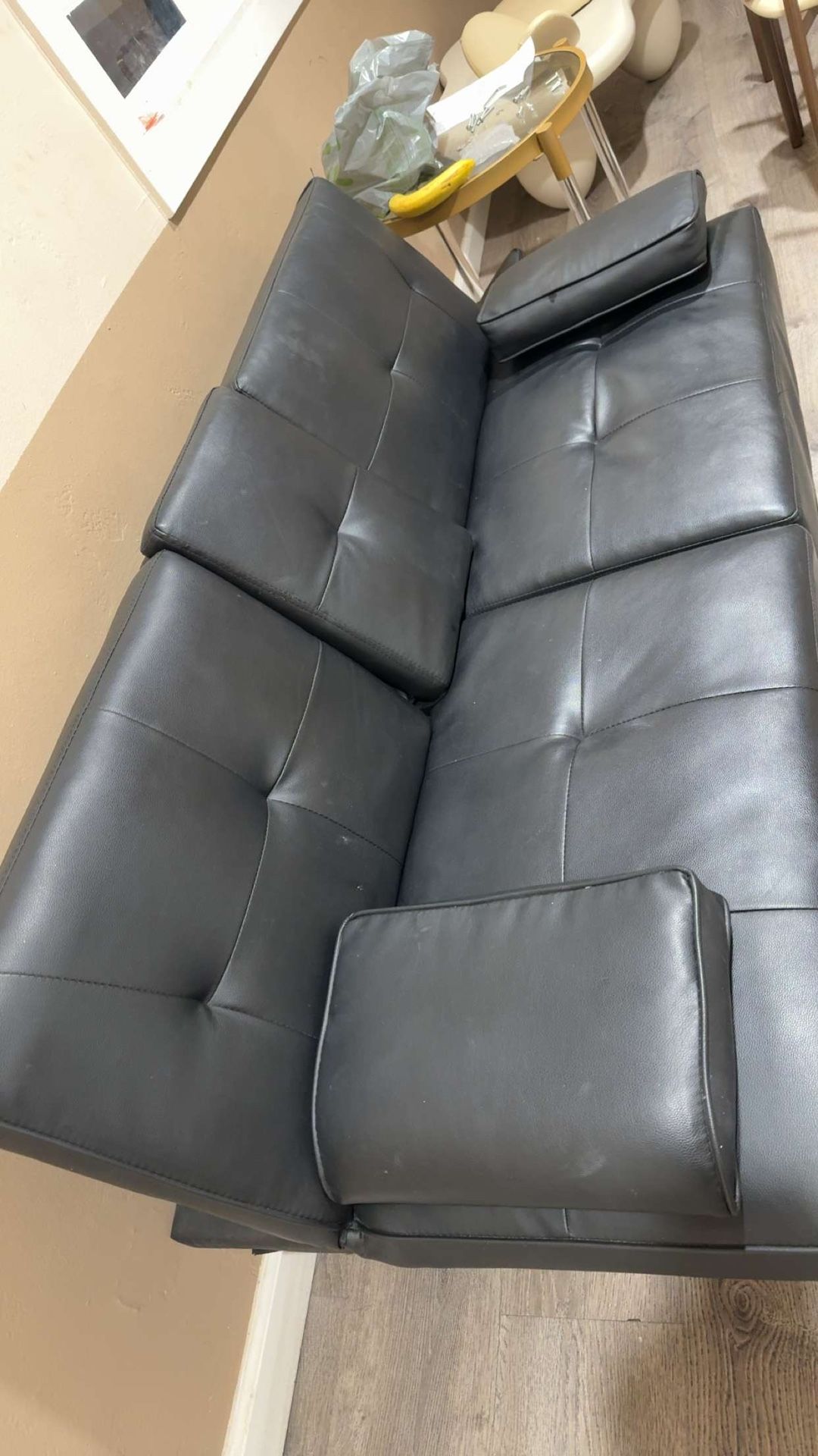 Black Leather sofa