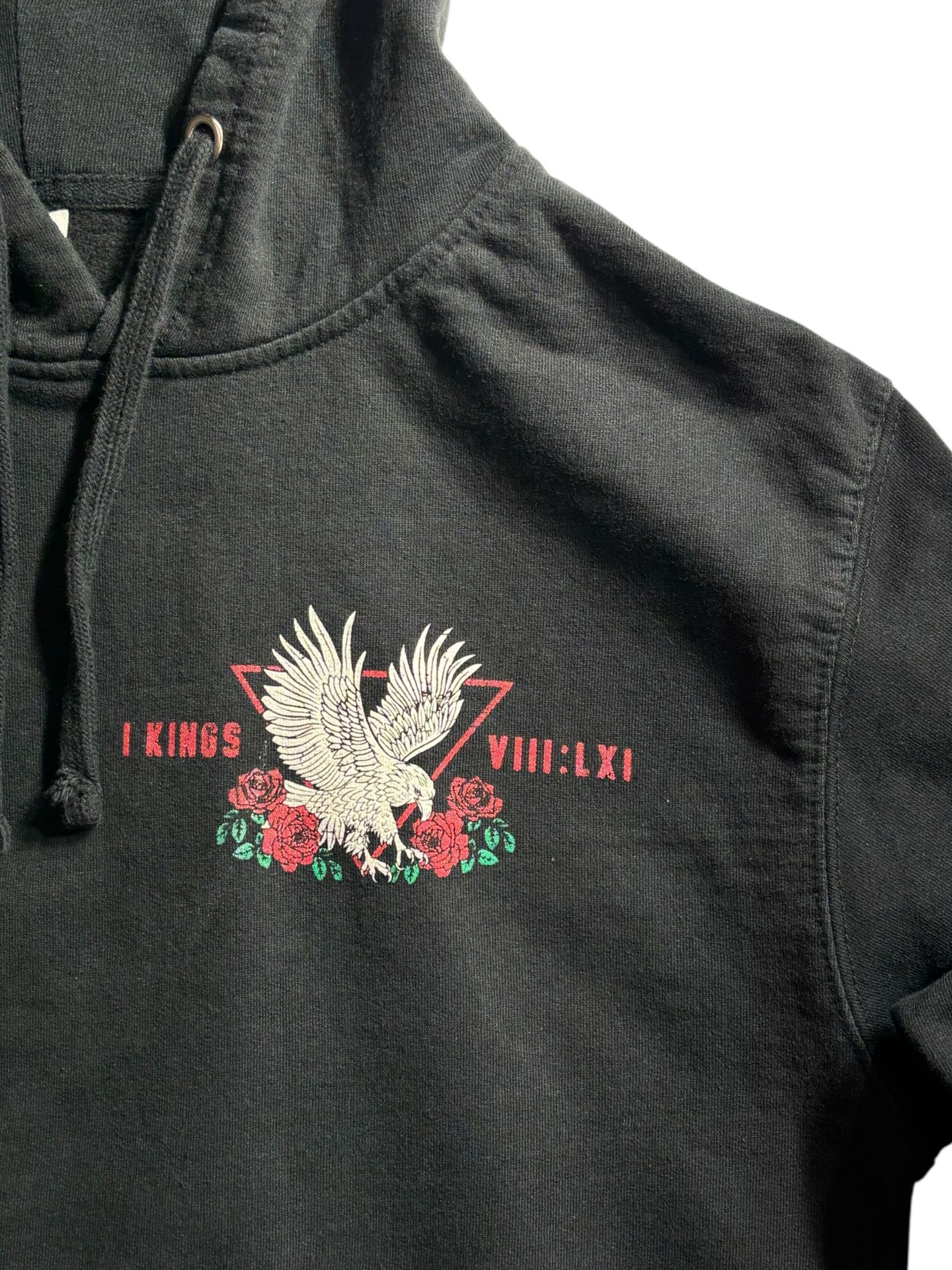 Independent Trading Company 'Loyal Heart' Eagle Graphic Hoodie - 1 Kings 8:61