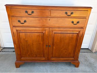 Antique wood dresser