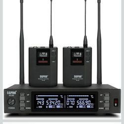 Dual Wireless Microphone System 