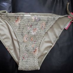 NEW!   BEAUTIFUL STRING BIKINI BATHING SUITS BOTTOMS SIZE XL WITH TAGS !!!!