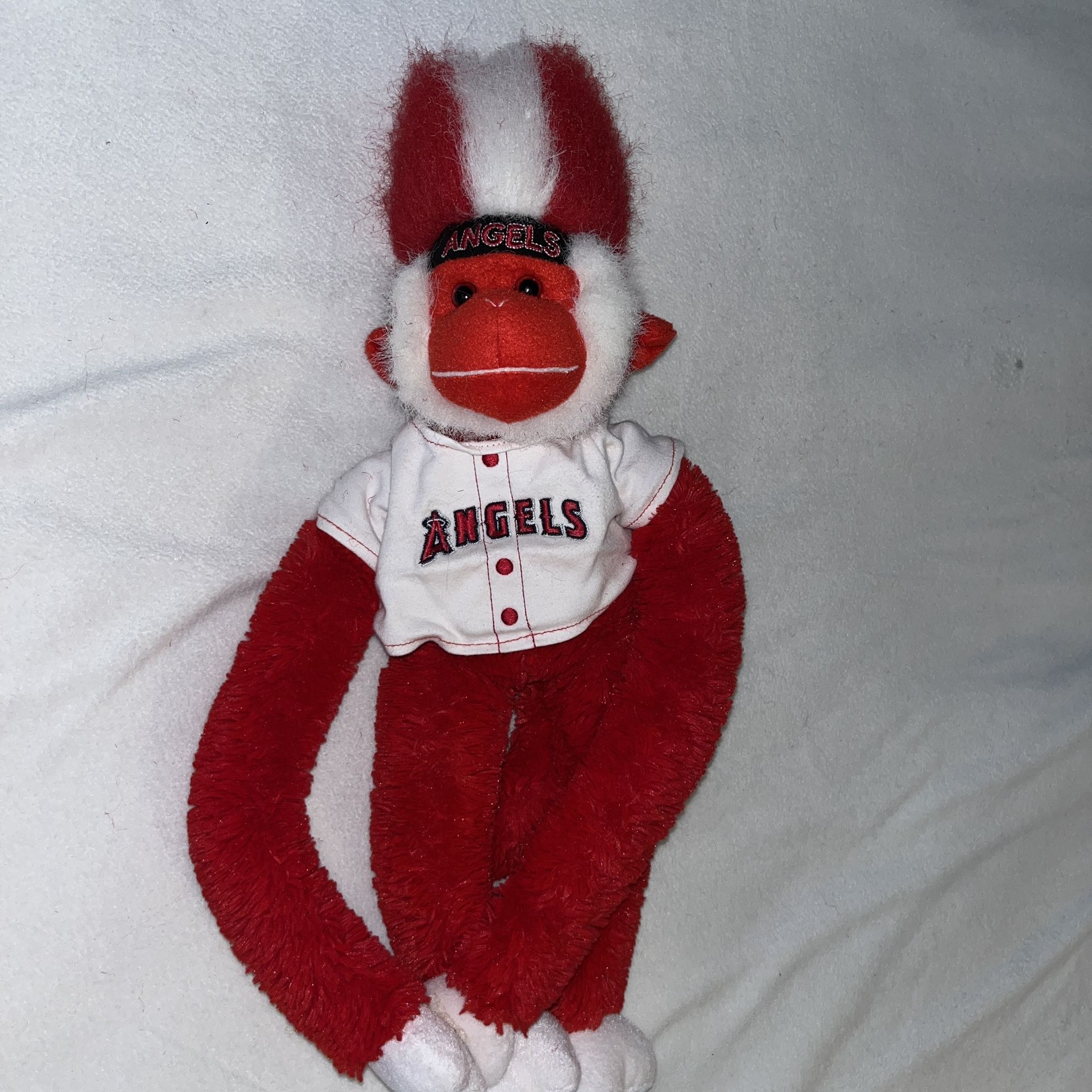 Angels Rally Monkey Stuffed Animal Doll B016