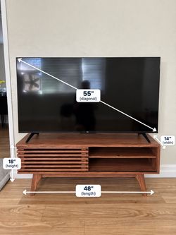 TCL 55” 4K QLED Smart TV + TV Stand