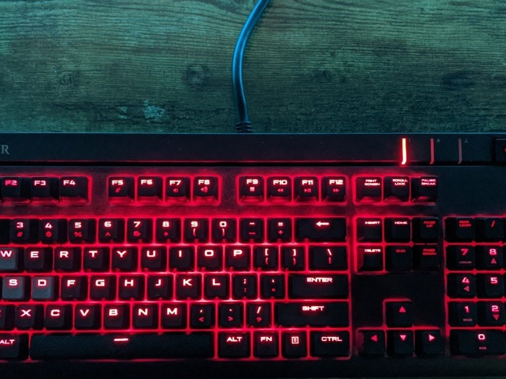 Corsair Strafe Red Mechanical Keyboard