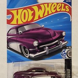 HOT WHEELS . GEORGE BARRIS. ROD SQUAD. HIROHATA MERC. 1951 MERCURY.