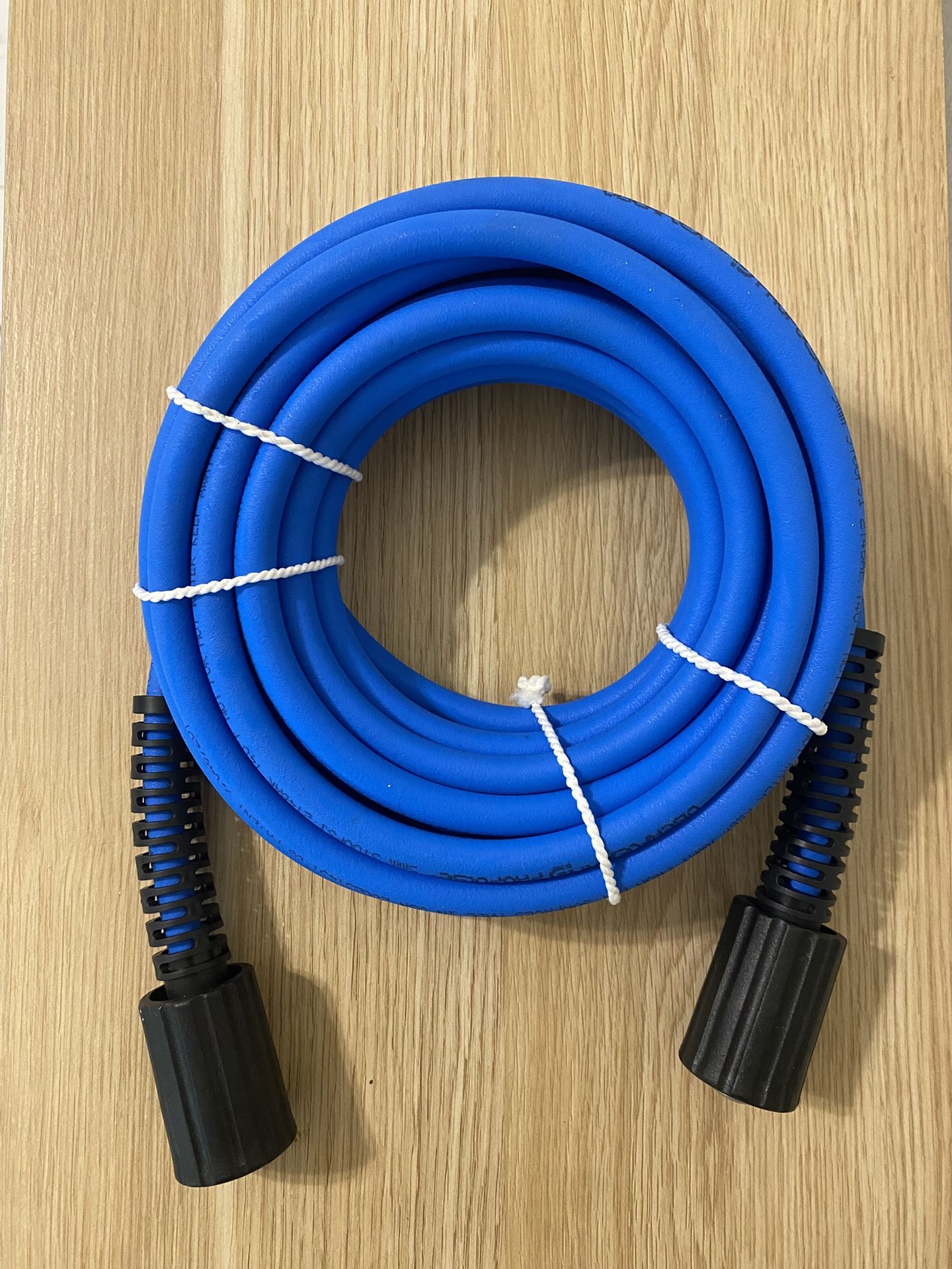 Lot of 2 Pressure Washer Hoses – 25FT Blue & Gray, M22 Thread, 3000 PSI
