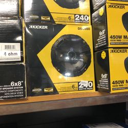Kicker 6.5 Inch Speakers On Sale For 69.99