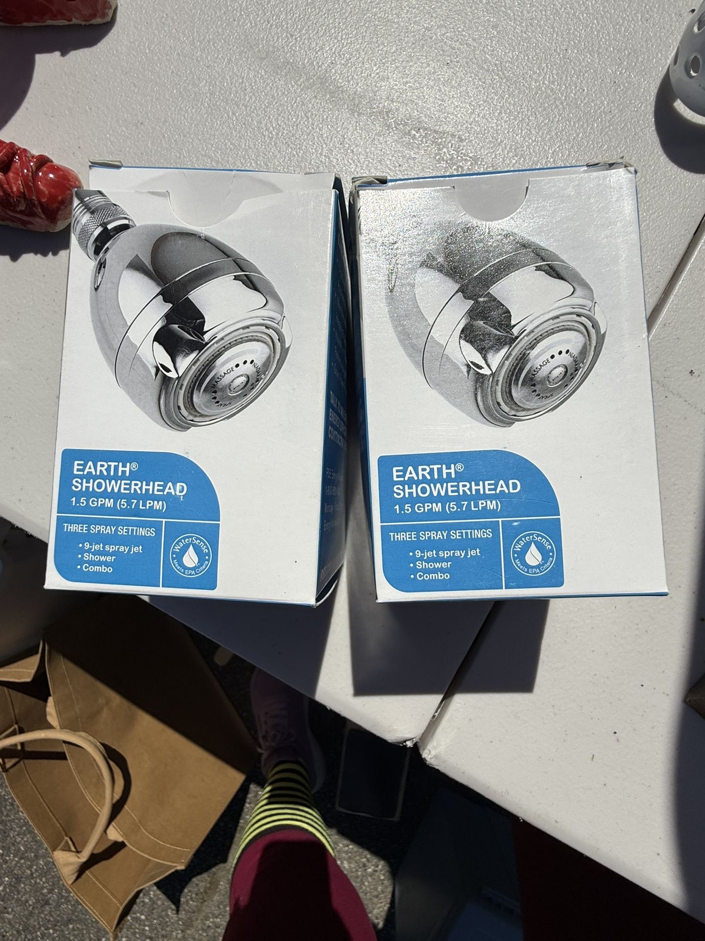 2 Chrome PSE Water Efficient Showerheads