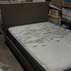 Full Size Bed Frame+ Mattress 