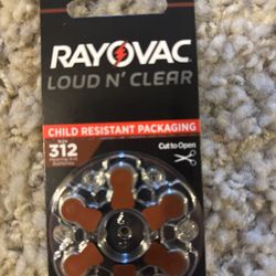 Rayovac Loud N Clear Batteries 