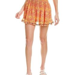 Ramy Brook

Women's Orange Standard Printed Jasmine Embellished Mini Skirt
