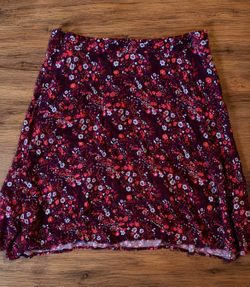 Gap Floral Skater Skirt Women’s Medium