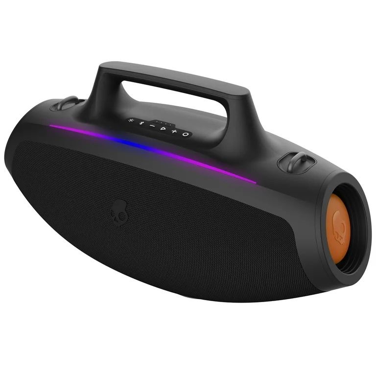 Skullcandy Barrel Bluetooth Boombox Party Speaker – Water-Resistant Wireless Portable Speaker
