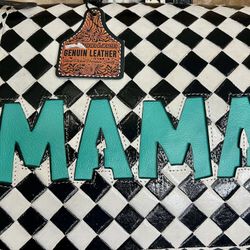 Brand New Western Cowhide Leather Backpack – “MAMA” – Never Used