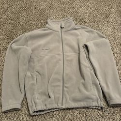 Columbia cream fleece jacket Size XL #outdoor #fleece