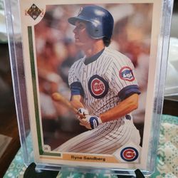 Ryne Sandberg Error Upper Deck Baseball Card 