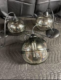 Room and Board Hand Blown Pendant Lights