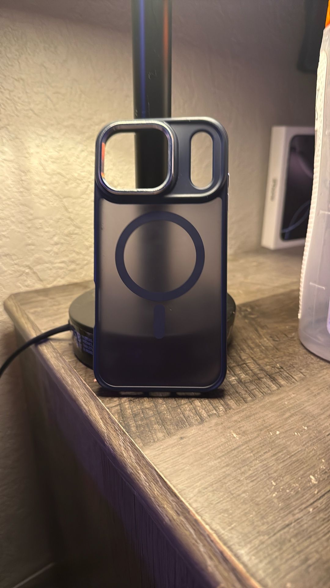 iPhone 17 Pro Max Navy Blue Phone Case