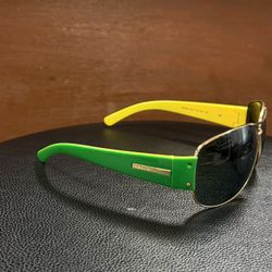 Prada Emerald and Sunshine Enamel Sunglasses