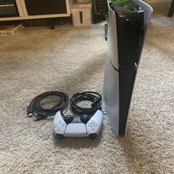 PS5 Digital Edition – Like New w/ Controller & Cables