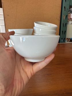 China Durable White Ceramic Bowls