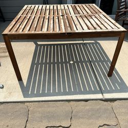 Wooden Ikea Outdoor Table