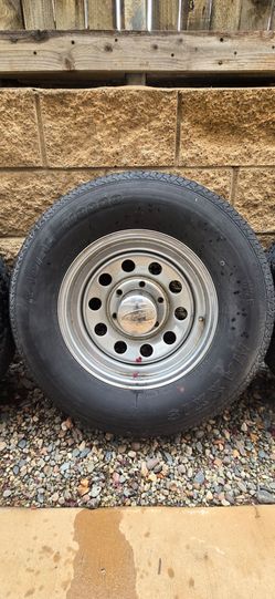 Maxxis Radial M8008 Trailer Tire on Wheel