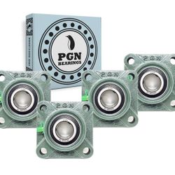 HQRP 4-Pack UCF205-16 Pillow Block Bearing 1-inch Bore, 4-Bolt Flange - View #7