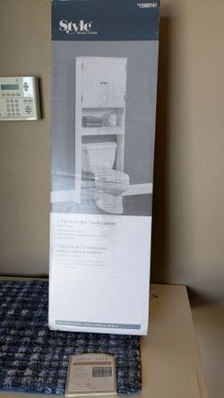Brand New Over the toilet cabinet, Bath mat and rug