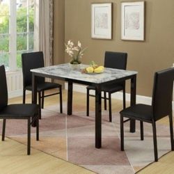 Table and 4 chairs